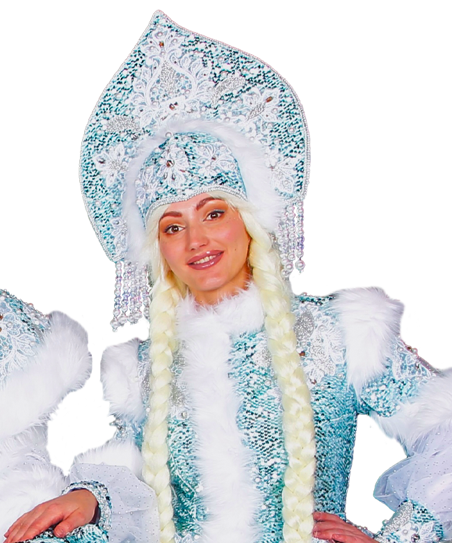 Кокошник и косы